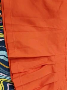 Orange Golf Skirt