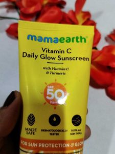 Mamaearth Vitamin C Sunscreen!🍊🧴💖