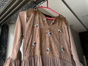 Boho Maxi Dress with Bell Sleeves