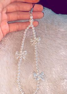 Bow Beaded Phone Charm (Pack Of 2)