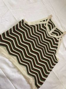 Chevron Knit Halter Top