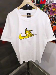 PIKACHU EDITION EMBROIDERY UNISEX OVERSIZE TEE 🔥