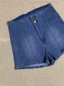 High Waisted Denim Shorts