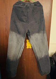 Ombre Wide Leg Denim Jeans