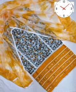 Punjabi Cotton Suits With Tye Dye Duppata
