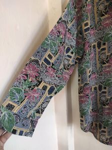 Vintage Floral Button-Down
