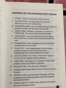 Law of Success by Napoleon Hill