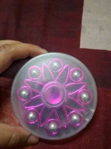 Pink Flower Fidget Spinner