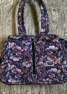 Floral Print Tote Bag