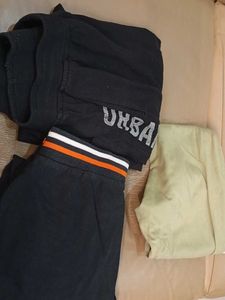 Urban Black Trackpants