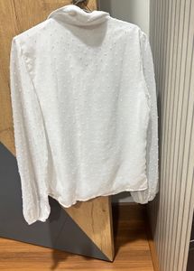 Elegant White Sheer Blouse