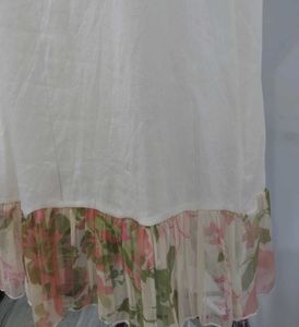 Floral Chiffon Top/ Mini Dress