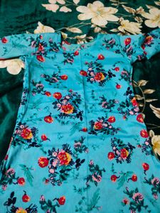 Floral Print Kurta
