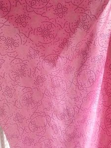 Pink Printed Dupatta