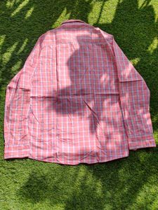 Richlook Pink Checkered Shirt 42 Eize
