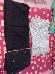 Set of 6 Cotton Kurtas 34 Size  With Duptta