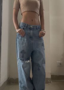 Baggy Y2k Cross Jeans