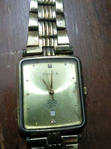 Sonata Gold Watch