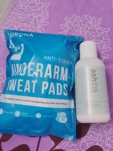 Sirona Sweat Pads & Ash:ba Milk