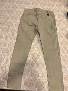 Zara Beige Semi Formal Pants Men