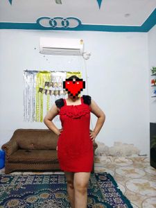 Chic Red Mini Dress