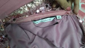 Pink Wide Leg Slit Pants