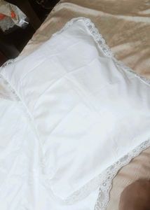 2 Pillow Cover With Beautiful Side Laces