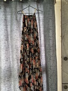 Floral Maxi Up Down  Dress