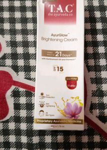 T.A.C Ayurglow Brightening cream