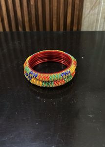 Colorful Beaded Bangles