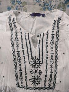 White Ethnic Kurta🕊️