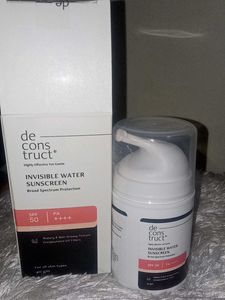 Water Invisible Sunscreen