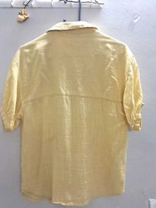 AND Yellow Button-Down Shirt