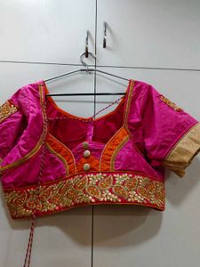 Saree With Designer Blouse