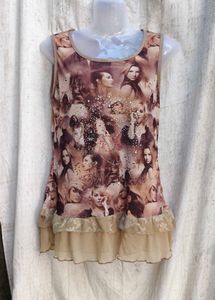 43119. Graphic Print Tank Top