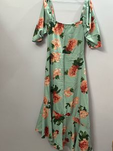 Floral Print Midi Dress