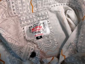 Patterned Short Sleeve Shirt
