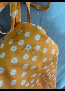 SSS Flower printed orange dress