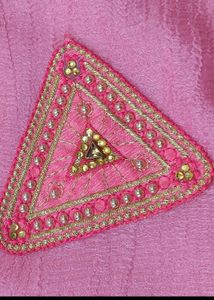 🦋🌸New Pretty Pink Saree🌸🦋