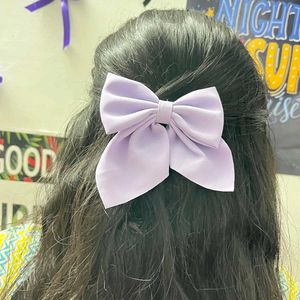 Check And Plain Bow Hairpins Or Hairrubbers