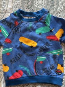 Skate Print Kids Sweatshirt