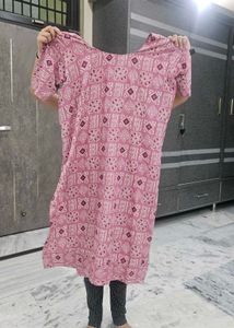 Pink Printed Kurta maa ka suit