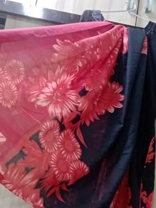Elegant Black And Red 🔴kurti Duppata