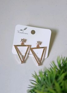 Rose gold Korean Statement Earrings