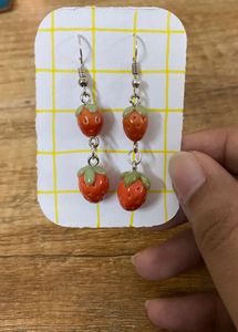 Strawberry Dangle Earrings