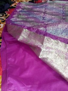 poly silk saree