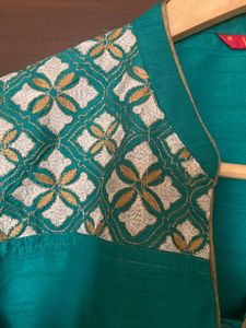 Elegant dark sea Green Kurta from (W)16