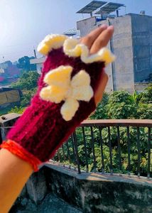 Handmade Crochet Fingerless Gloves