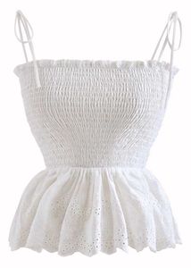 Zudio Stretchable Top With Bow Sleeveless