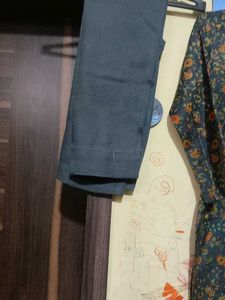 Floral Print Winter Kurta Set